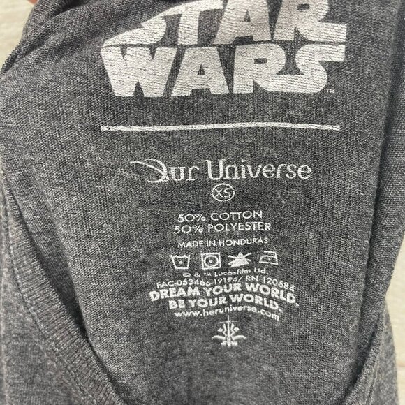 Star Wars Darth Vader Skywalker Funko VHS Tee Death Star Size XS Our Universe - Picture 5 of 6